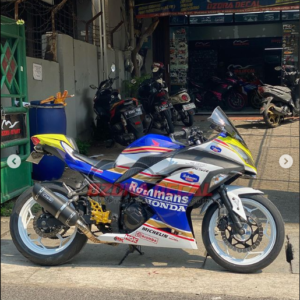 Stiker Decal ala NSR Rothmans Kawasaki Ninja 250 Sticker Wrapping Full body