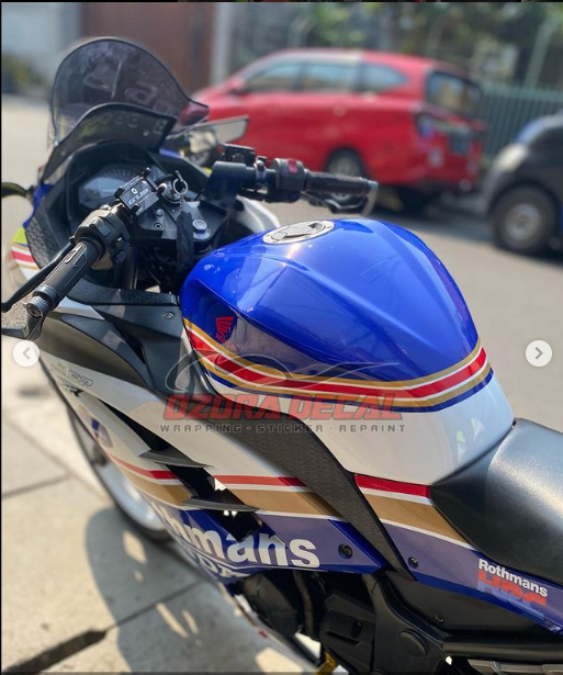Stiker Decal ala NSR Rothmans Kawasaki Ninja 250 Sticker Wrapping Full body