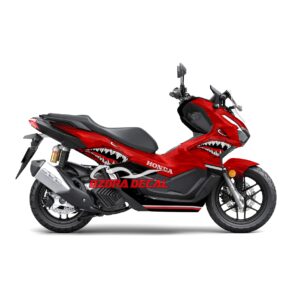 Sticker Decal Honda ADV 160 Red shark