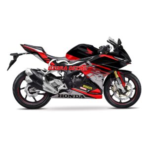 Decal Honda CBR 250RR black red