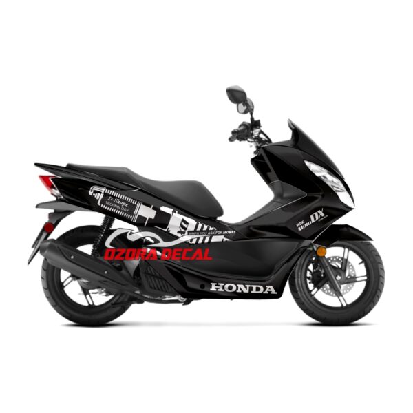 Sticker Decal PCX Black DX