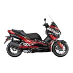 Decal Yamaha Xmax Black Red