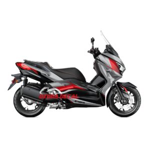 Decal Yamaha Xmax Grey Red
