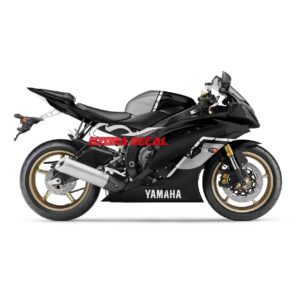 Sticker Decal Yamaha R6 Black Grey